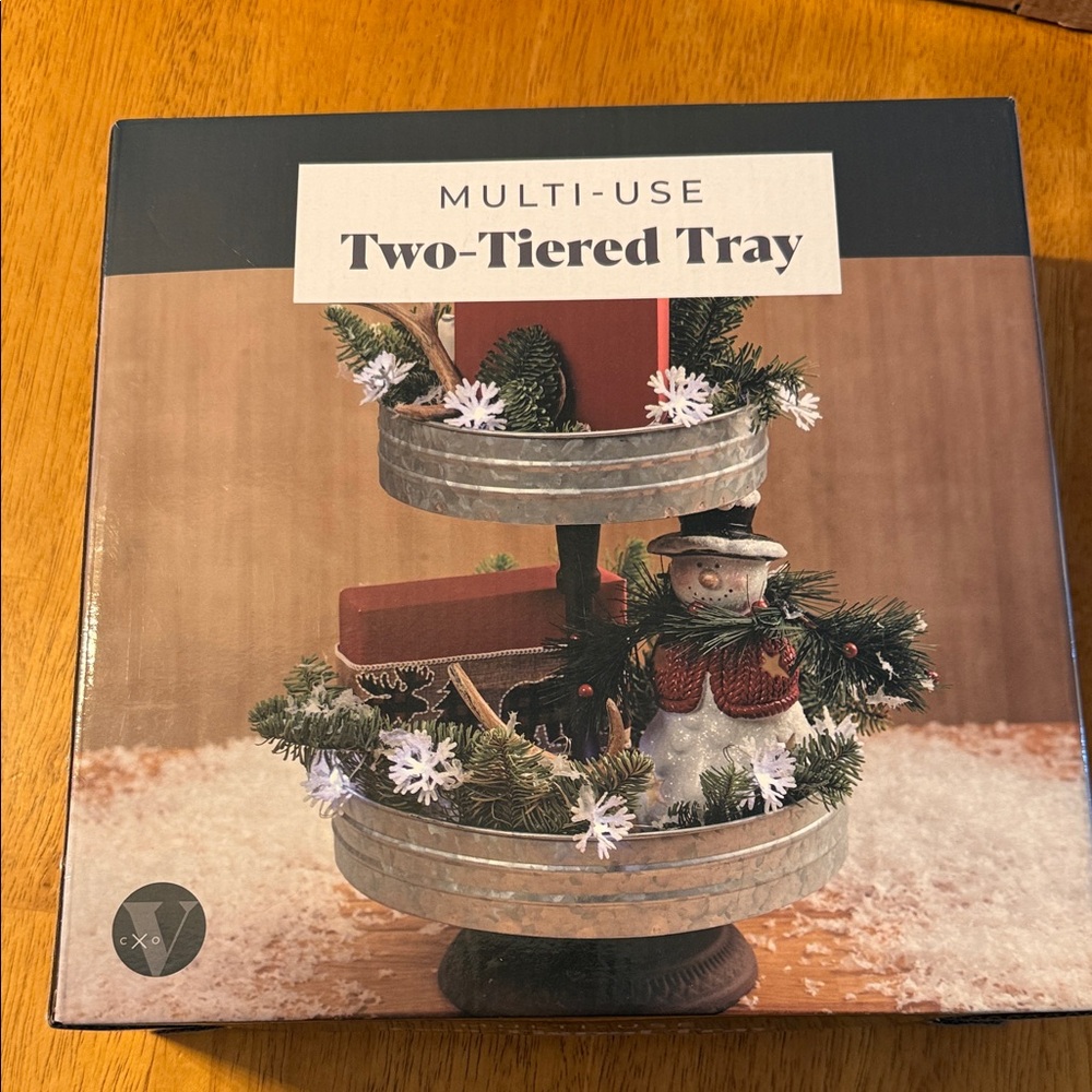 Two-Tiered Tray  Decor